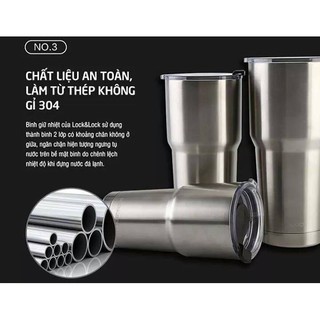 LY GIỮ NHIỆT LOCK&LOCK SWING TUMBLER LHC4138 - 4137 700ML - 880ML