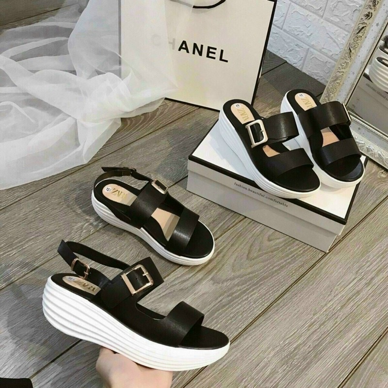 Sandal xuồng đế siêu nhẹ êm, khoá cạnh cực chất, năng động trẻ trung ❤️