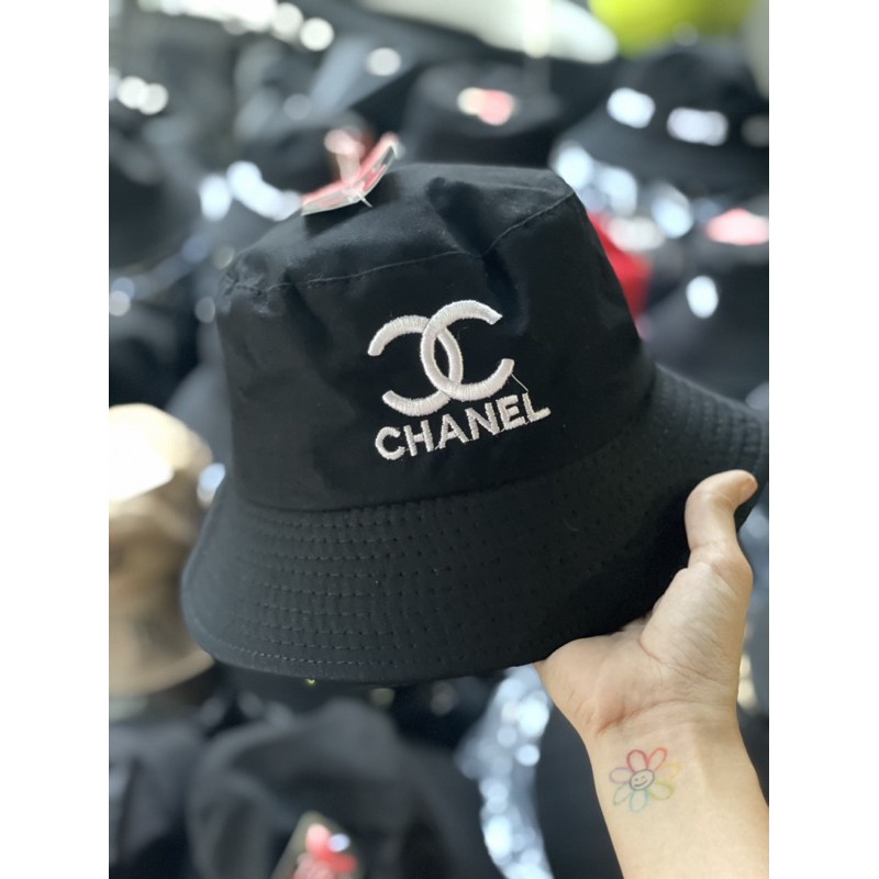 NÓN BUCKET TAI BÈO THÊU CHỮ