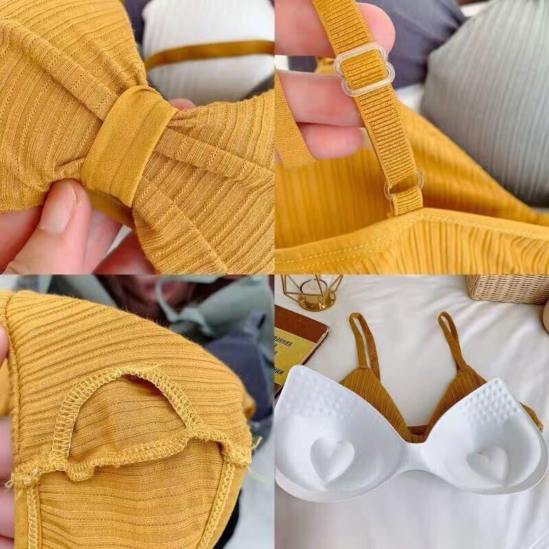 Áo Lót Nữ - Áo Bra Nữ 2 dây nâng ngực thắt nơ quyến rũ mẫu AOLOT16