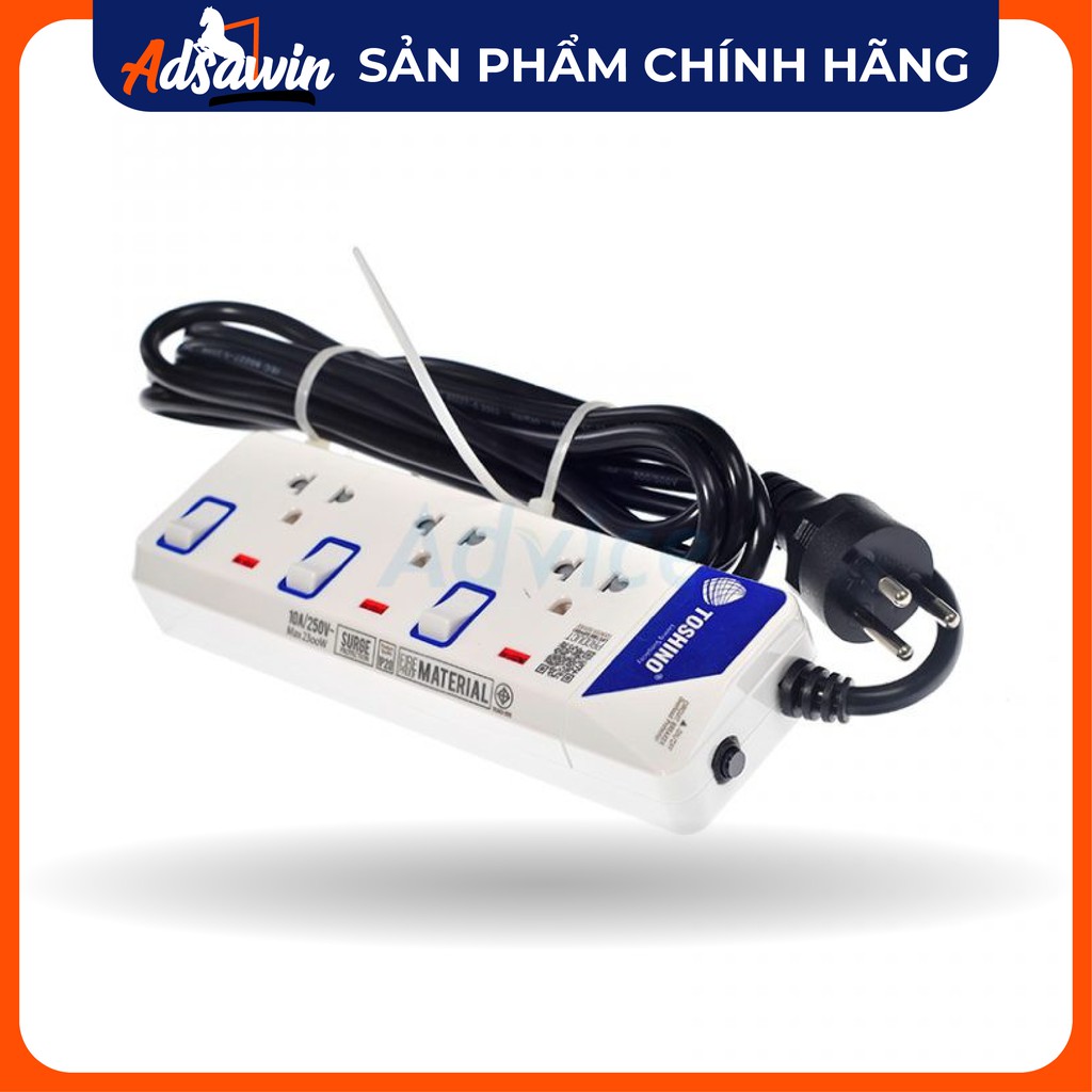 Chống Sét-Ổ cắm cao cấp chống sét,chống cháy cao cấp Toshino ET913