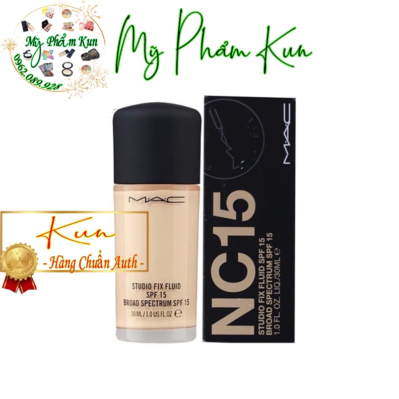 Kem nền MAC Studio Fix Fluid Foundation SPF 15 Chính Hãng