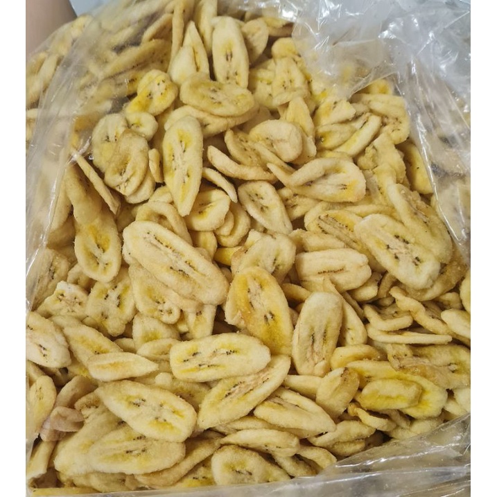 500g Chuối Sấy Giòn nguyên Miếng Hàng Xuất Khẩu, Không Chát 💥FREESHIP💥 Loại 1