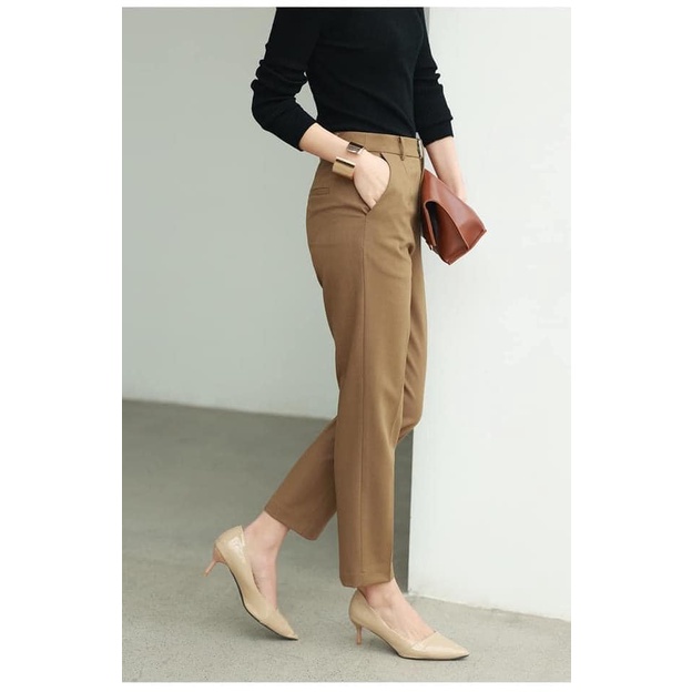 Quần Baggy Công Sở Nữ - Quần Âu Nữ Công Sở Vải Đẹp có cỡ to Big size  -mã 333