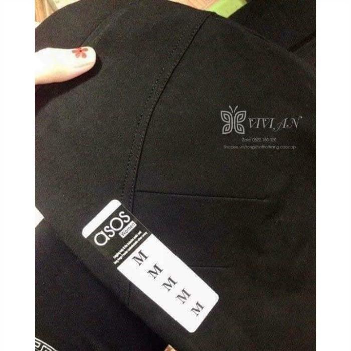 Quần Legging Nữ ASOS [Giá Sập Sàn] Legging Cotton Co Giãn 4 Chiều, Ống Dài Siêu Đẹp, lên dáng đẹp mỹ mãn, Có Túi Zip | BigBuy360 - bigbuy360.vn