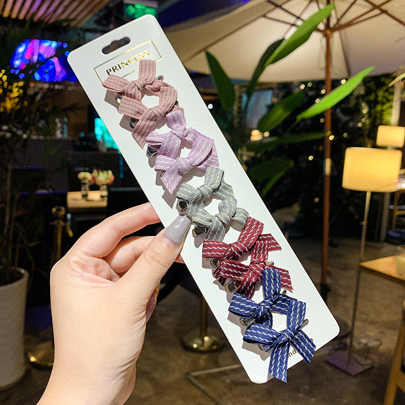Kẹp tóc nơ dễ thương dành cho nữ