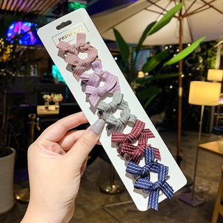 Set 10 Kẹp Tóc Nơ Dễ Thương Cho Bé Gái
