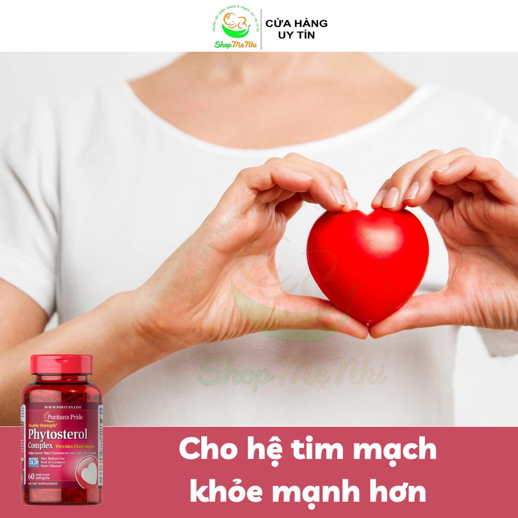 VIÊN UỐNG GIẢM MỠ MÁU PHYTOSTEROL PURITAN’S PRIDE DOUBLE STRENGTH PHYTOSTEROL 2000MG 60 Viên.