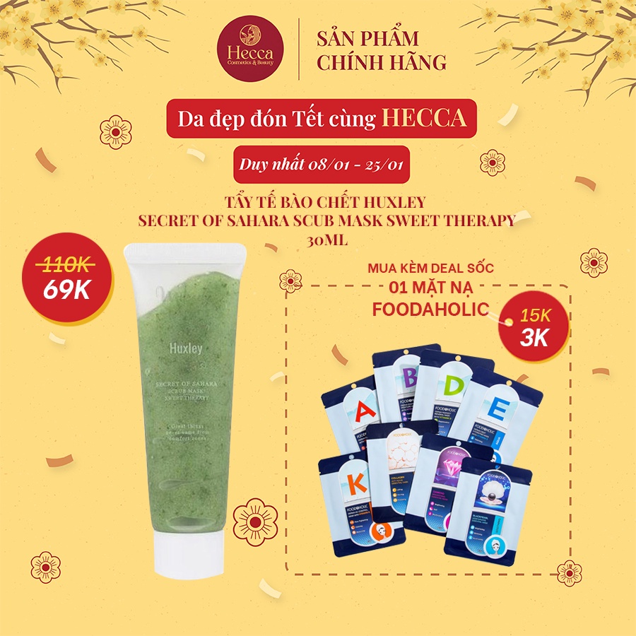 Tẩy Tế Bào Chết HUXLEY Sweet Therapy Scrub Mask Sweet Therapy 30g