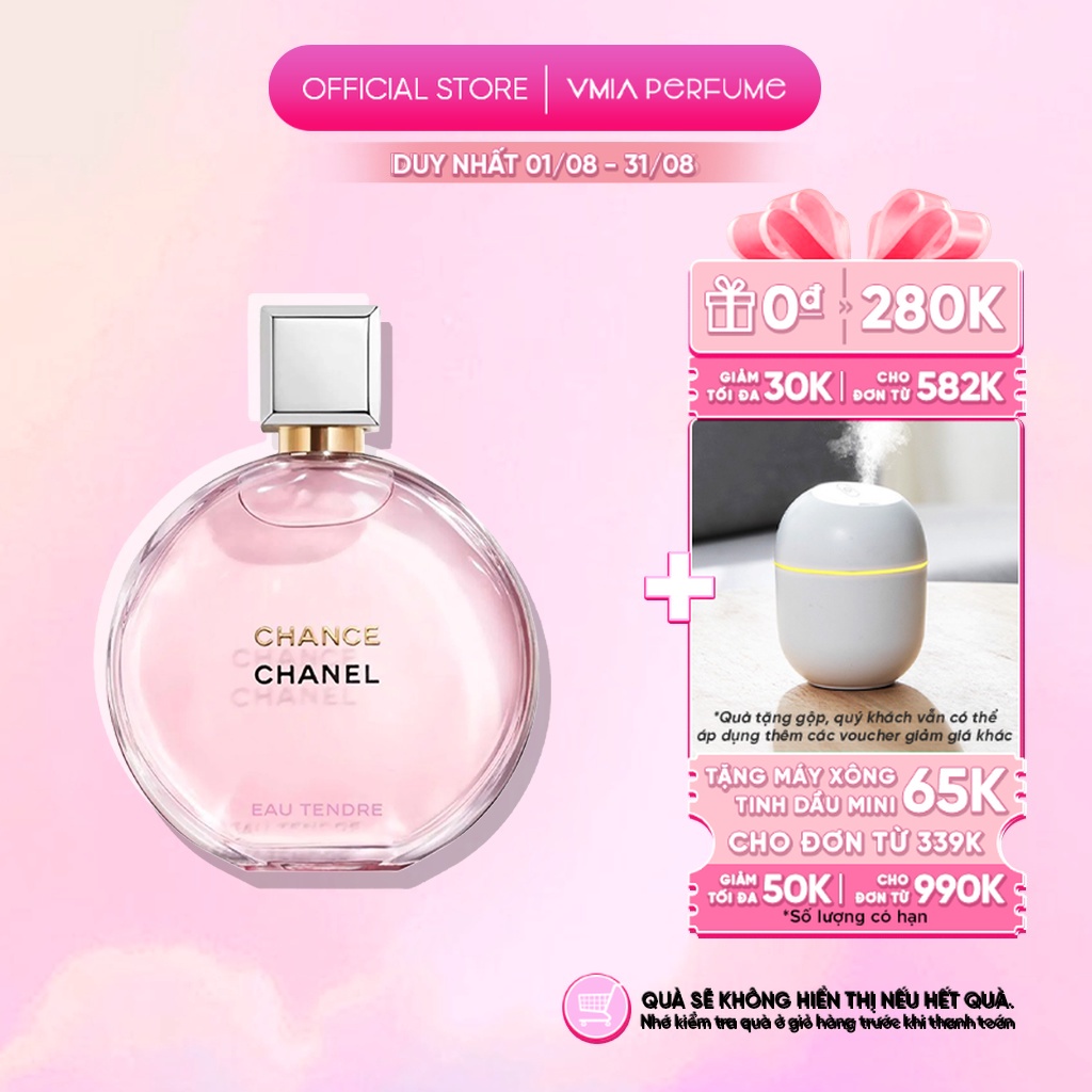 Nước hoa Nữ Chance Eau Tendre EDP mẫu thử 2ml 5ml 10ml