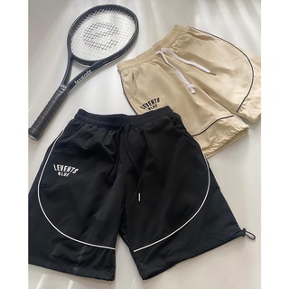 Quần Short Levents® SPACE SHORTPANTS Cream / Black Unisex dx.resell