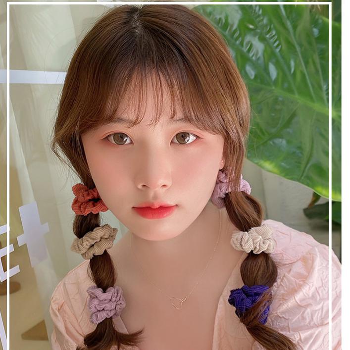 Dây buộc tóc vải kiểu Hàn Quốc thiết kế xinh xắn cho nữ