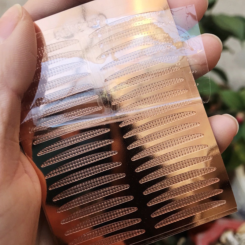 Dán kích mí cao cấp sẵn keo vỉ 36 miếng trong suốt thoáng khí chống thấm KMV36
