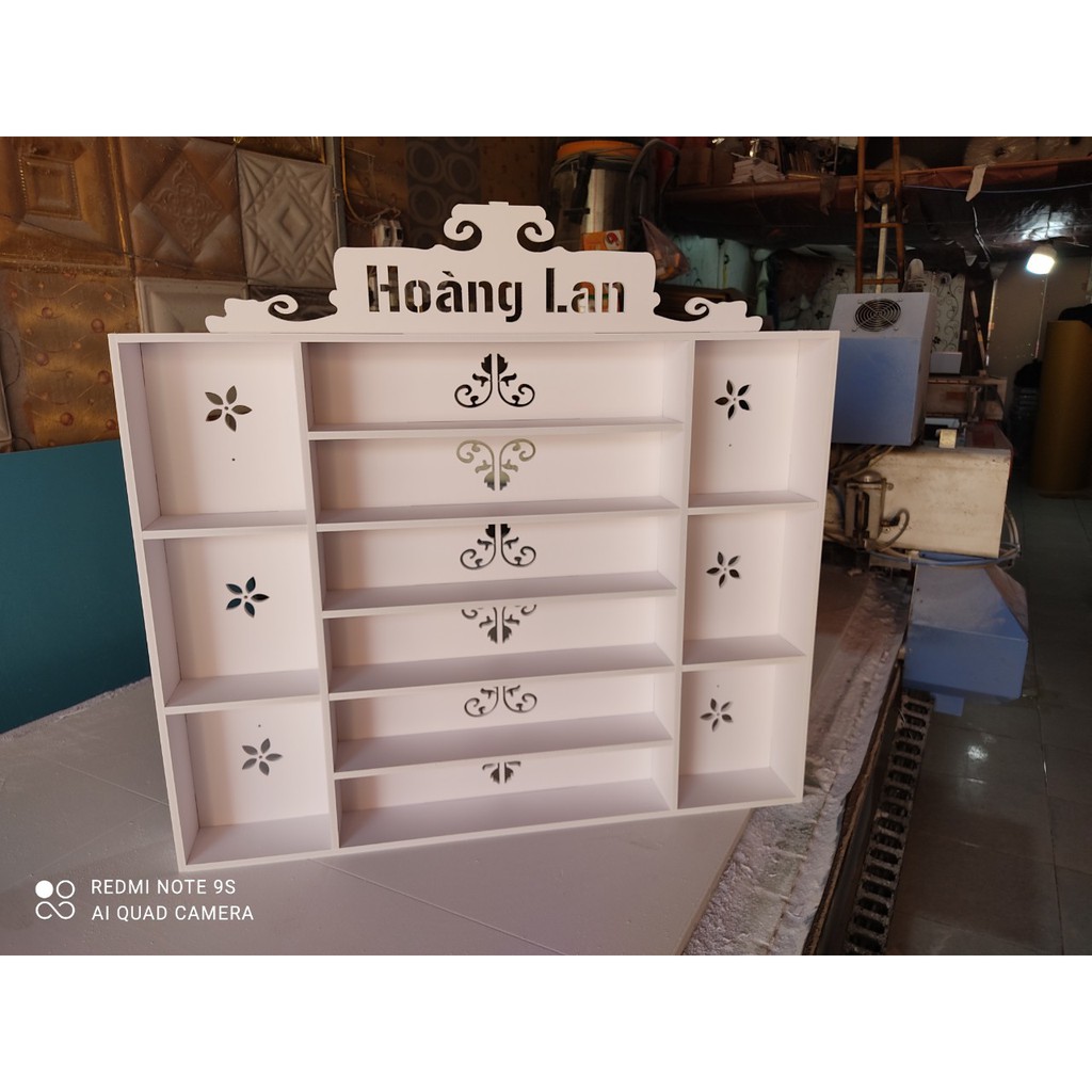 Tủ Đựng Sơn Nail Treo Tường PVC Siêu Chắc