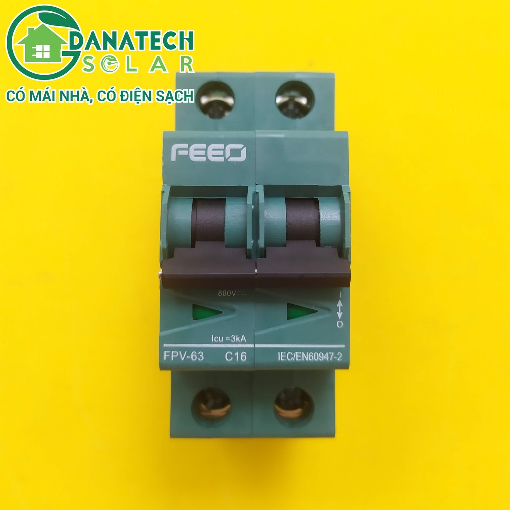 CB chống sét DC FEEO | điện áp 800VDC 1000VDC | dòng điện 16A