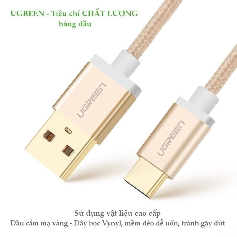Dây USB 2.0 sang Type-C 1M Ugreen 20860