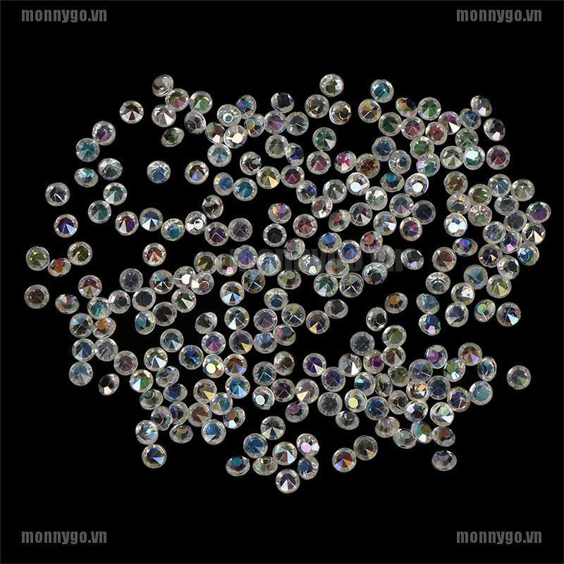 2000 Viên Kim Cương Pha Lê 4.5mm Trang Trí Bàn Tiệc Cưới