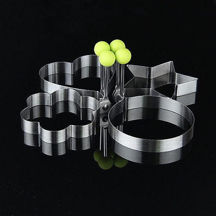 Bộ Khuôn Tạo Hình Trứng Chiên 5 Chiếc Ngộ Nghĩnh Đáng Yêu Cho Bé