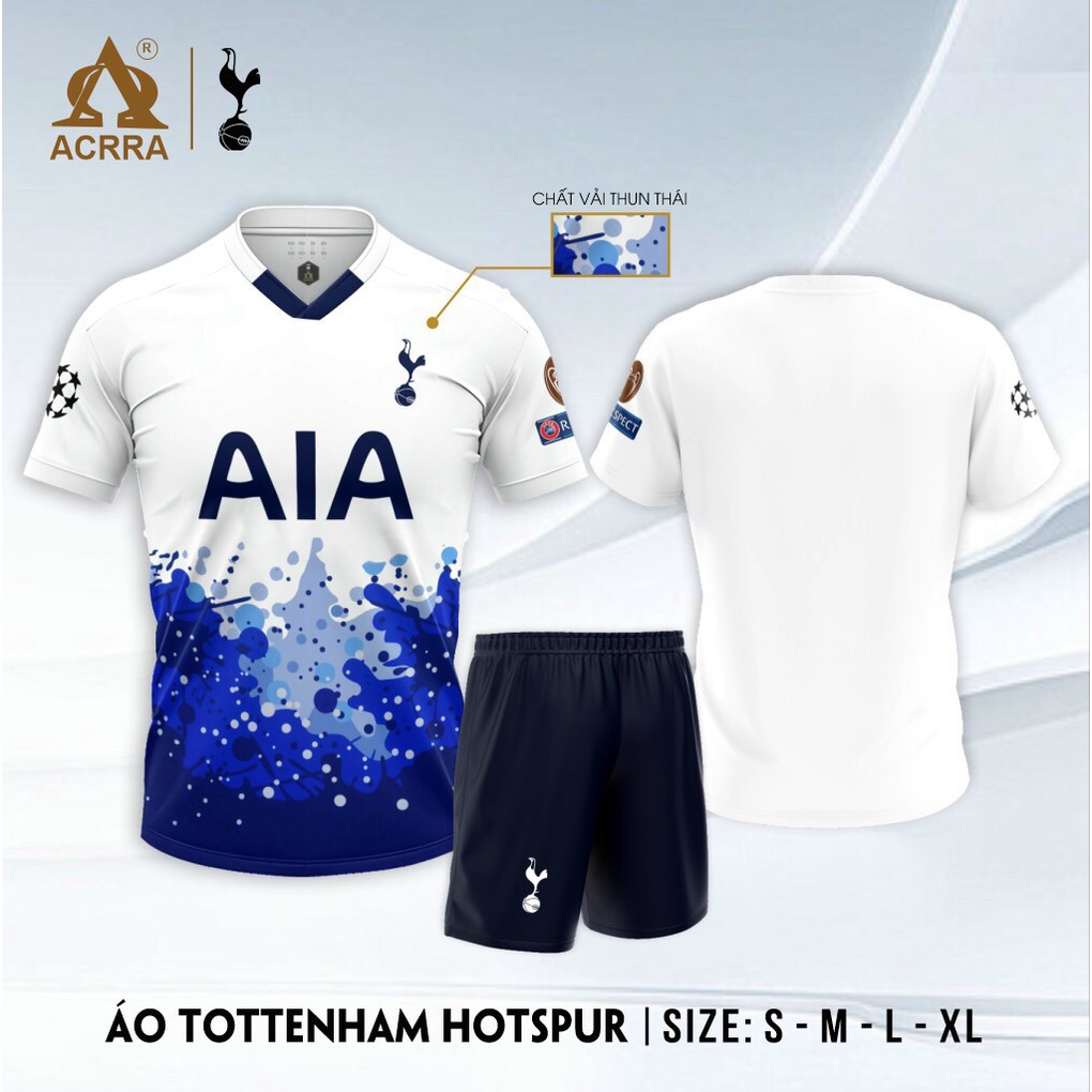 Áo Bóng Đá/Quần Áo Bóng Đá Câu Lạc Bộ Tottenham - Vải Thun Cao Cấp