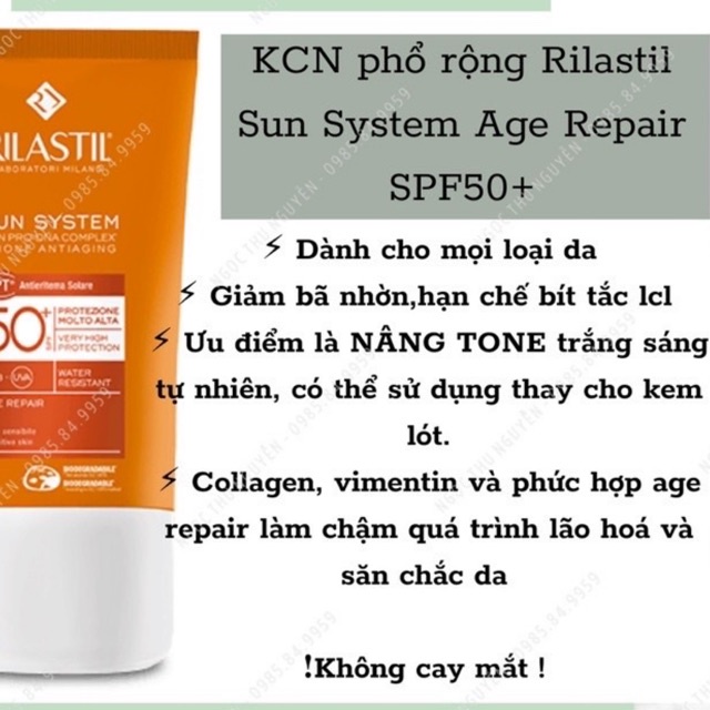Kem chống nắng Rilastil