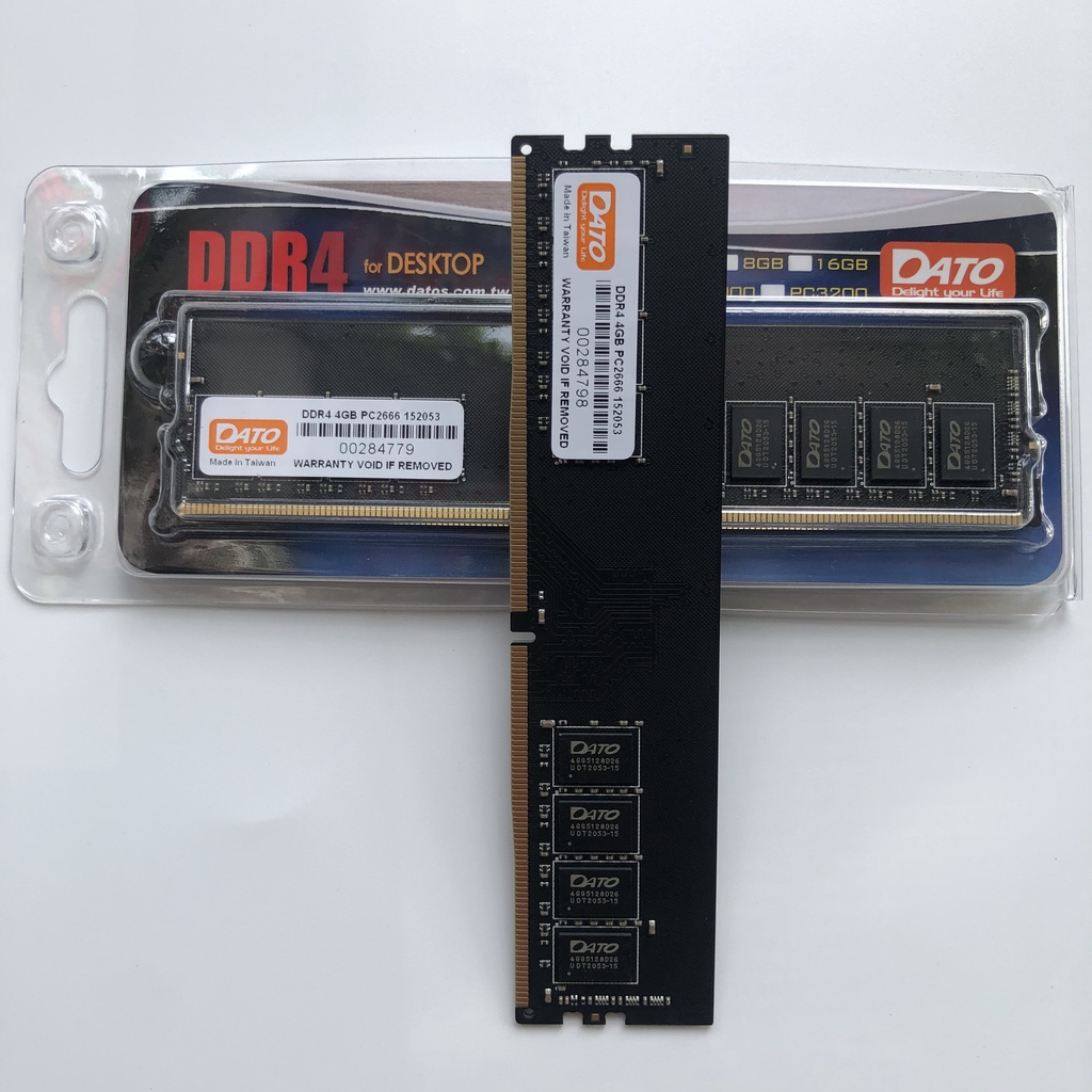 Bộ nhớ trong máy tính để bàn Ram Dato 4GB DDR4 bus 2666
