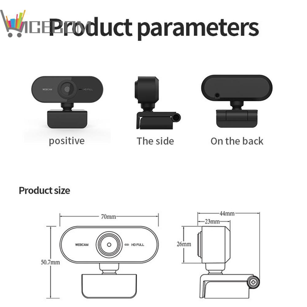 Webcam C1 Fhd 1080p Tích Hợp Mic Usb 2.0 | BigBuy360 - bigbuy360.vn