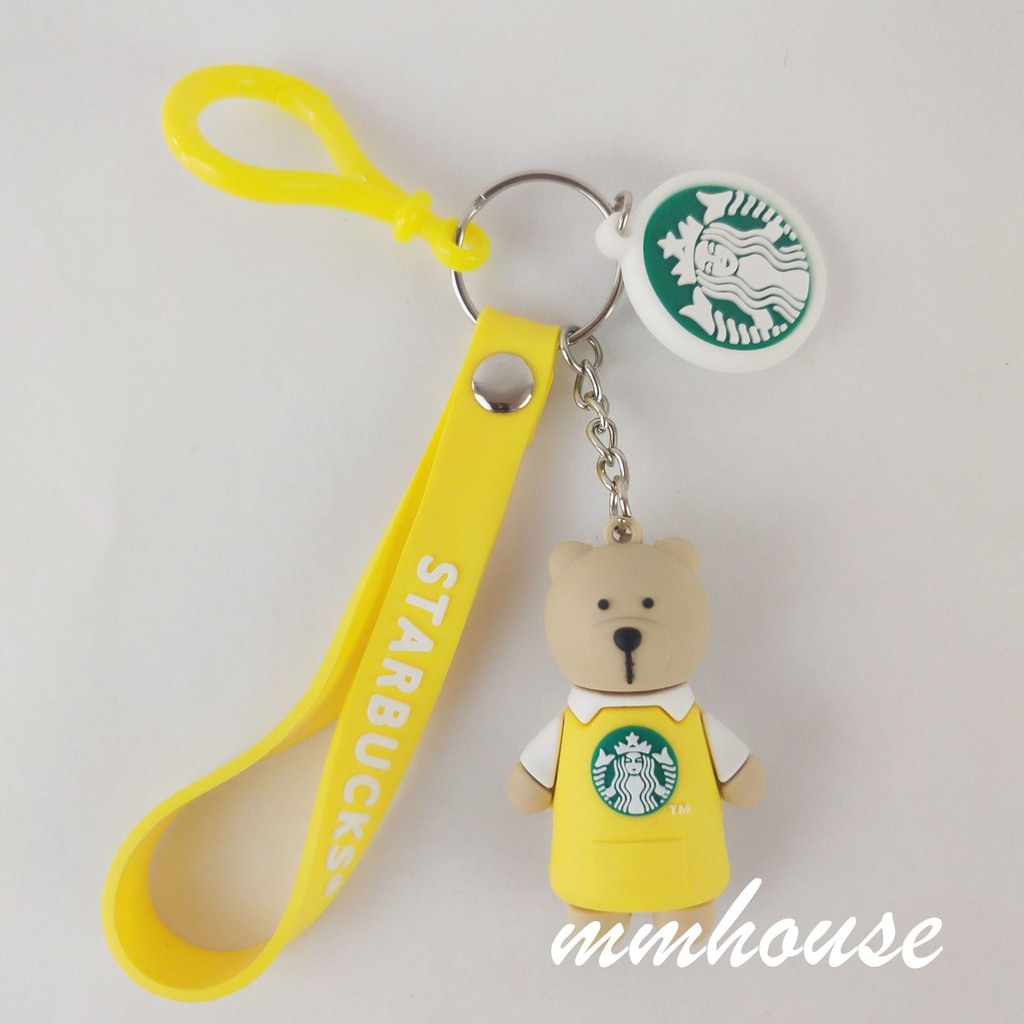 Móc khóa hình chú gấu 36 kiểu lựa chọn