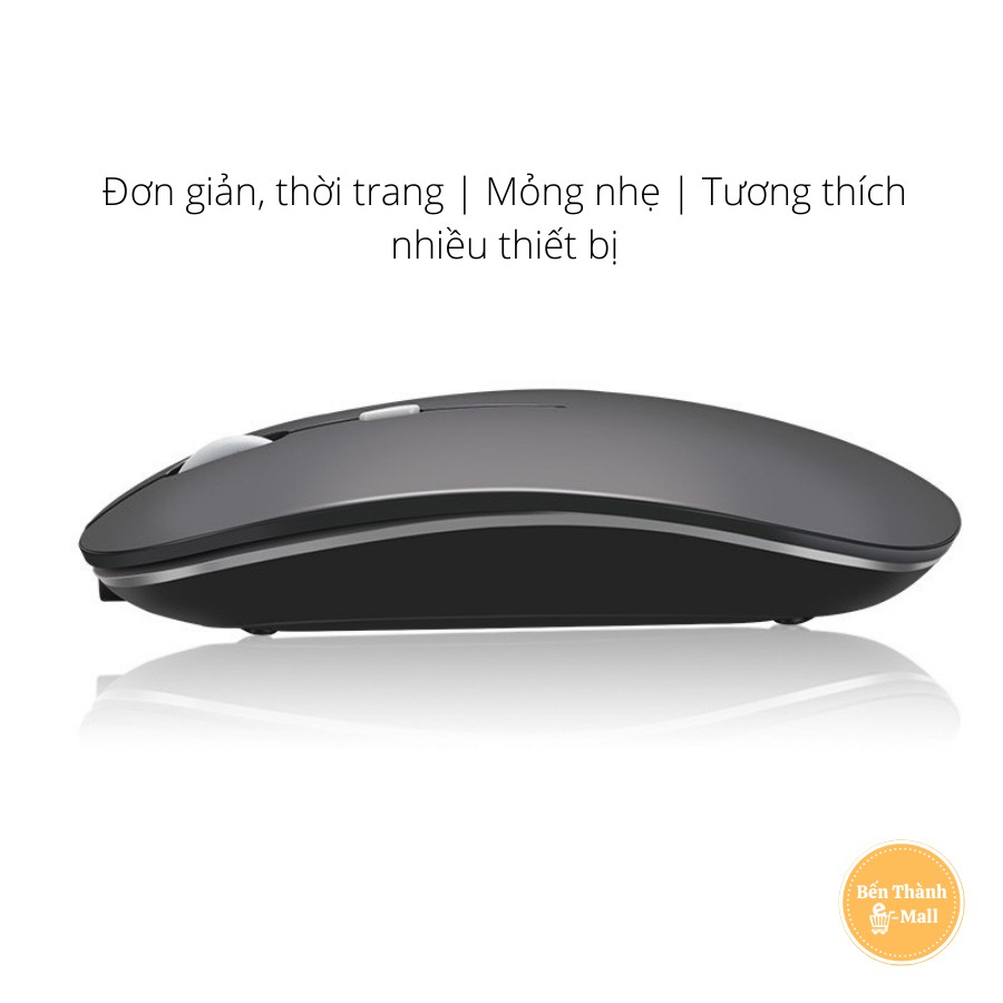 Chuột ko dây Bluetooth 2.4Ghz dùng cho laptop táo laptop PC cao cấp