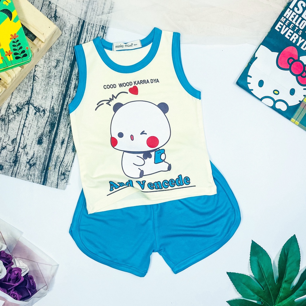 [BÉ 7-30kg] Bộ Ba Lỗ Thun Lạnh Bé Trai Bé Gái Minkymom Size 80-170 Cho Bé Unibaby BLGP