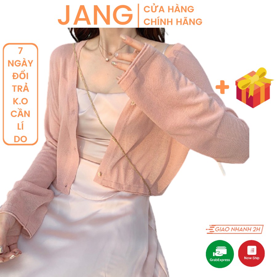 Áo Khoác Cardigan Tay Dài Vải Lụa Mỏng Thời Trang Mùa Hè Cho Nữ | BigBuy360 - bigbuy360.vn