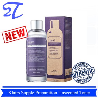 Nước hoa hồng giảm viêm Klairs Supple Preparation Unscented Toner 180ml