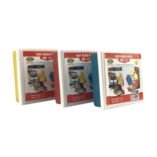 Hộp đựng phấn gồm phấn và đồ lau bảng