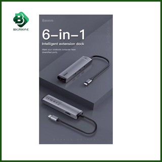 HUB CHUYỂN TYPE C BASEUS MECHANICAL EYE 6 IN 1 TYPE-C TO 3USB3.0