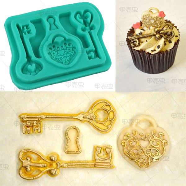 Khuôn Silicone Móc Khóa Tình Yêu
