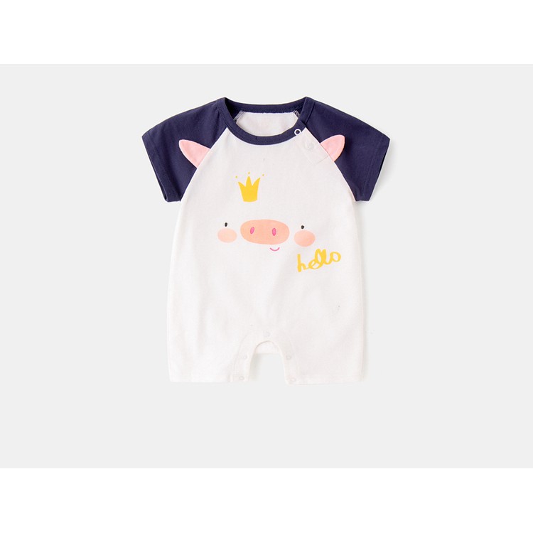 [Mã FAMAYFA2 giảm 10K đơn 50K] Bộ bodysuit cotton mùa hè họa tiết thú đáng yêu dành cho các bé - MAGICKIDS