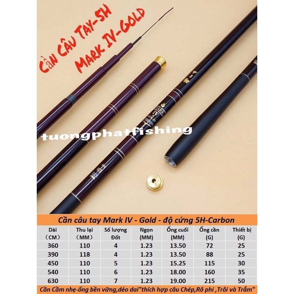 Cần Câu Tay Mark 4 gold 5H