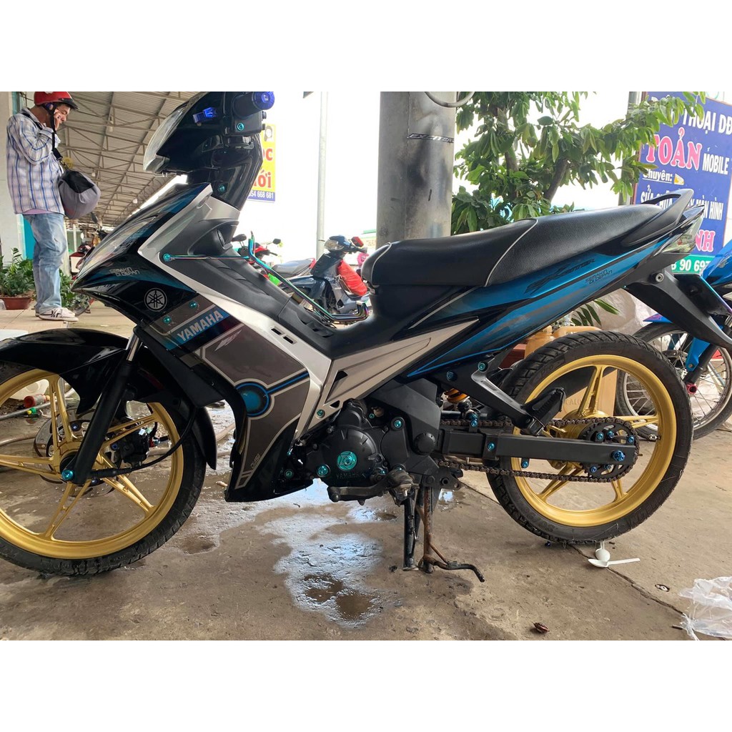 Tem rời Exciter 2006-2010 đen bạc (B)