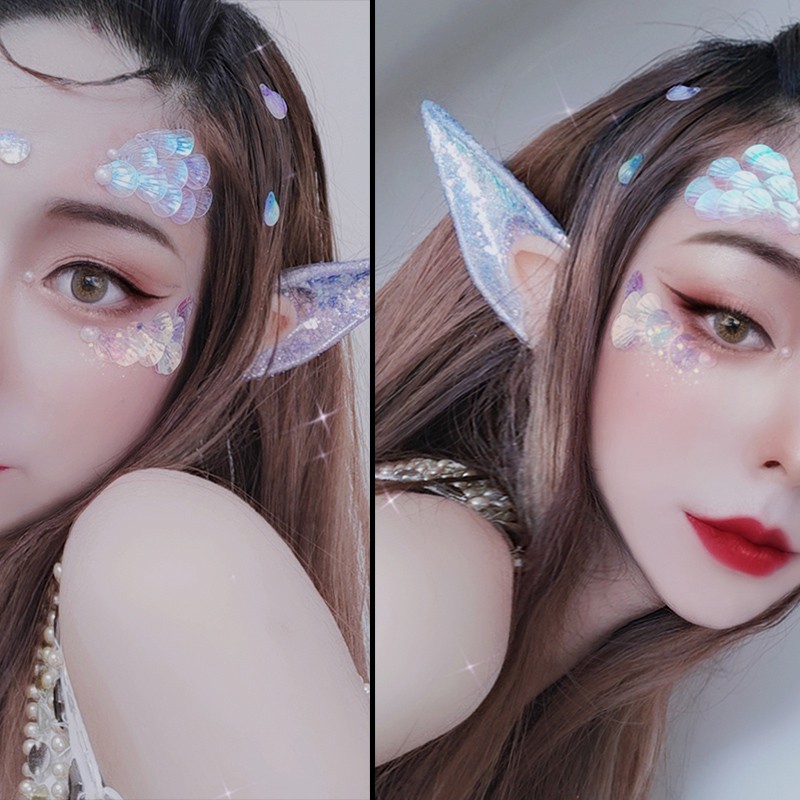 [HÀNG CÓ SẴN] Vỏ sò/vảy cá hologram - phụ kiện makeup,cổ trang, cosplay,.. | BigBuy360 - bigbuy360.vn