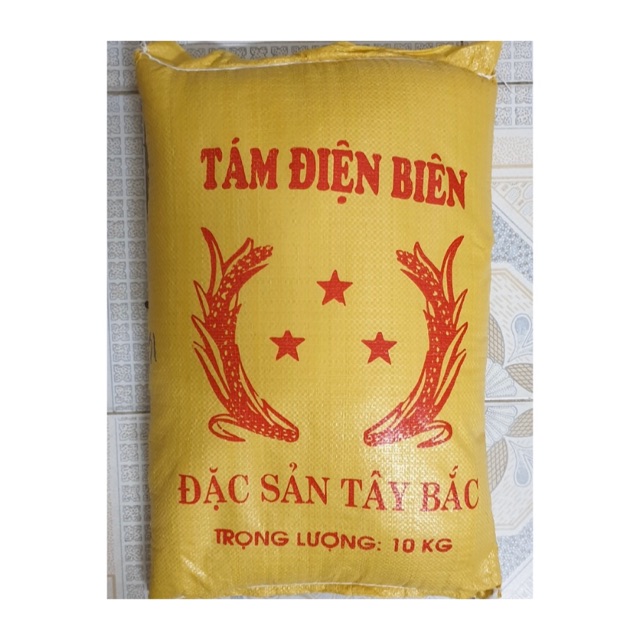 Gạo Tám Điện Biên - đặc sản Tây Bắc, túi 10 kg