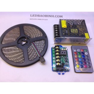 Combo led rgb 7 màu nháy theo nhạc