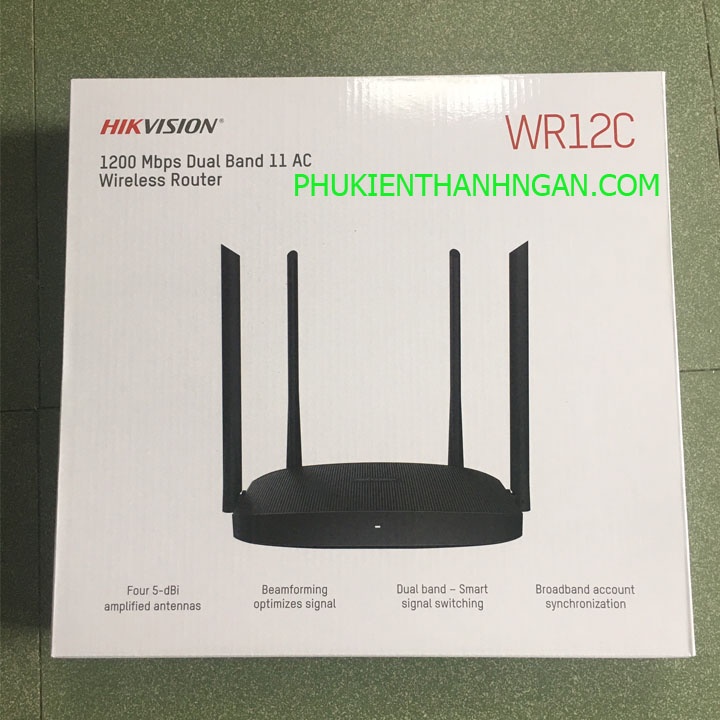 Wifi Router thông minh 2 băng tần HIKVISION DS-3WR12C