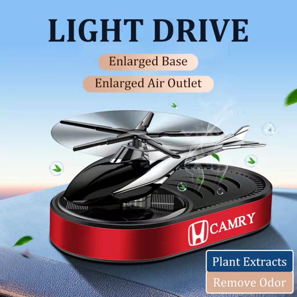 Honda CAMRY Car Perfume Car Aromatherapy Car Helicopter Sun Center Dashboard Interior Decor Deodorant Long Lasting Scent Auto Accessories Interior