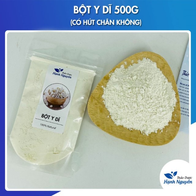 Bột Ý Dĩ Nguyên Chất 500g - Có hút chân không (Bột y dĩ, bobo)