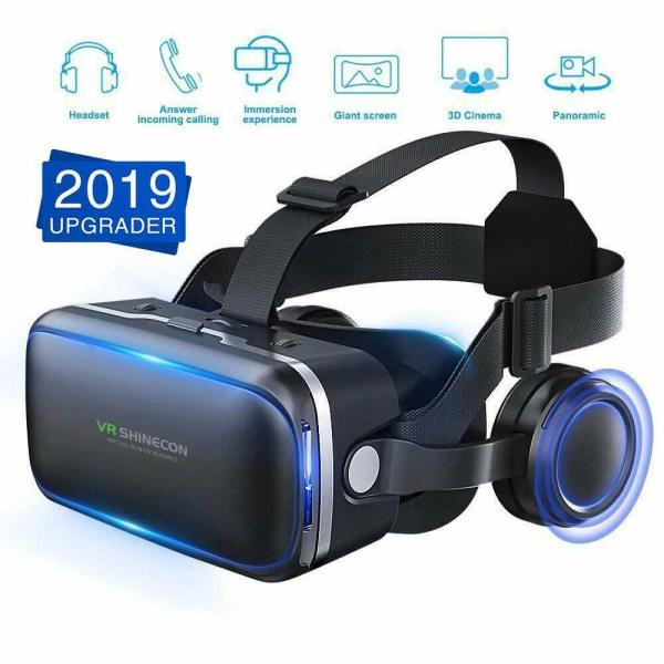 3D Glasses Virtual Reality Headset VR Box Goggles for Android iPhone Samsung