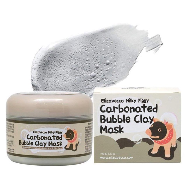 Mặt Nạ Thải Độc Khử Chì Bì Heo Carbonated Bubble Clay Mask - Hàng chuẩn nội địa trung - Hủ 100g