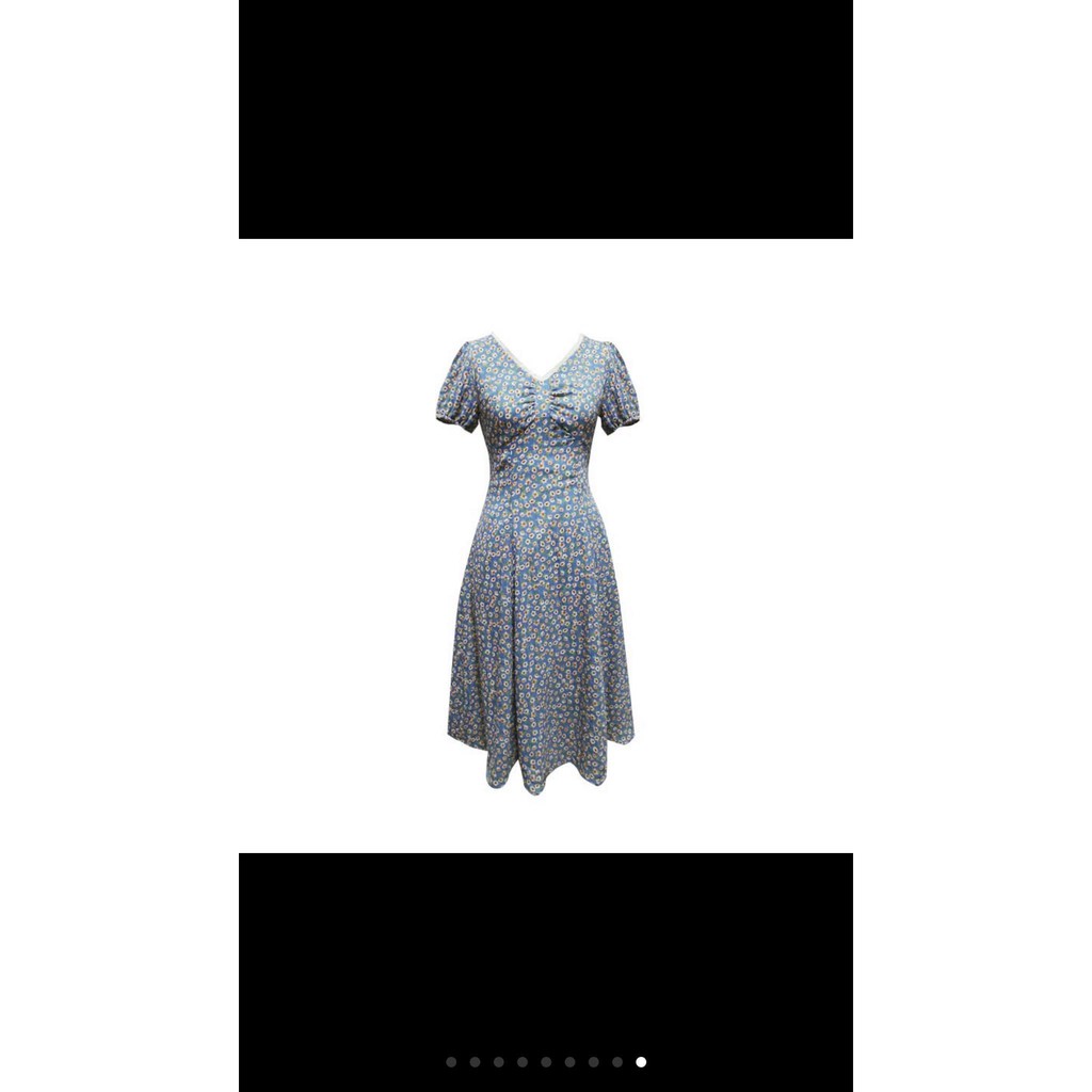 Đầm hoa nhí dáng dài