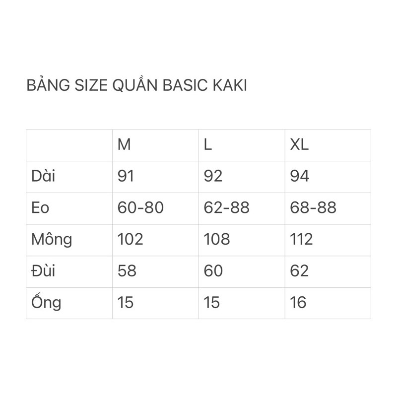 Quần Kaki ống suông màu BE/ĐEN/NÂU ❤️/Nam nữ UNISEX/FREESHIP 99K