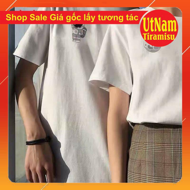 (Free ship)Áo đôi nam nữ Người Sao Hỏa in tim form thụng nam nữ unisex giá rẻ