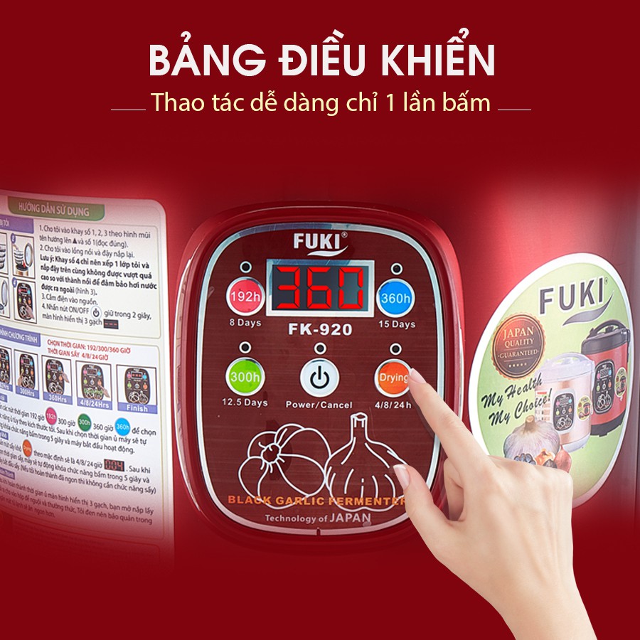 Máy làm tỏi đen FUKI FK-920 loại 8L