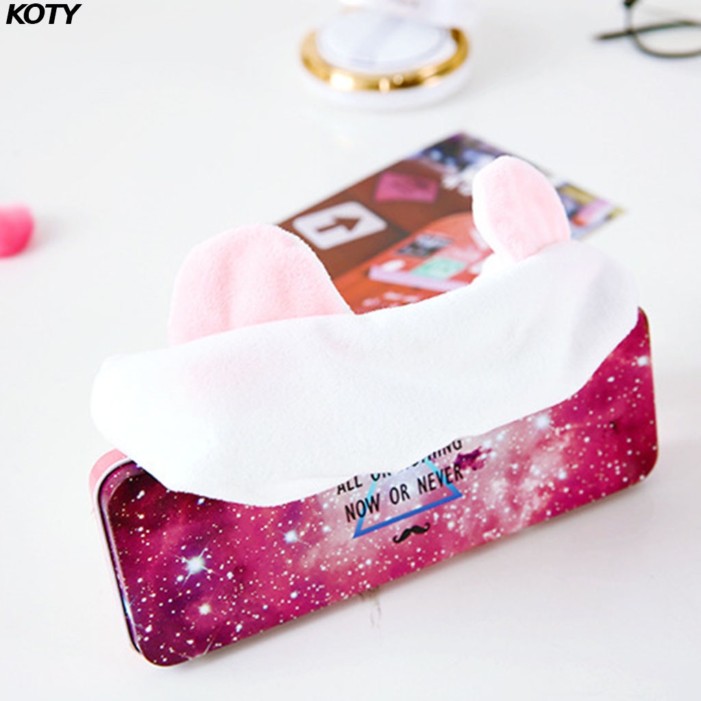Băng đô bờm rửa mặt tai mèo thời trang Hàn Quốc đơn giản dễ thương cho nữ